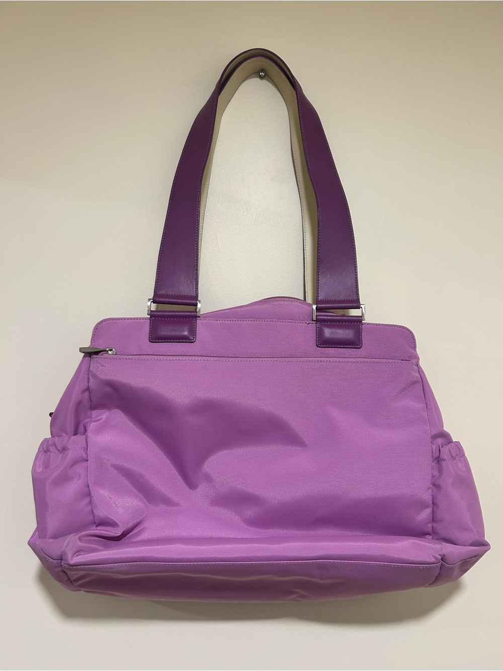 TUMI Lavender Purple Shoulder Baby Diaper Bag - Picture 3 of 14